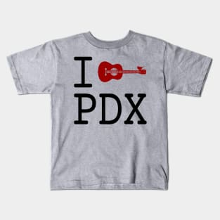 I (guitar) PDX Kids T-Shirt